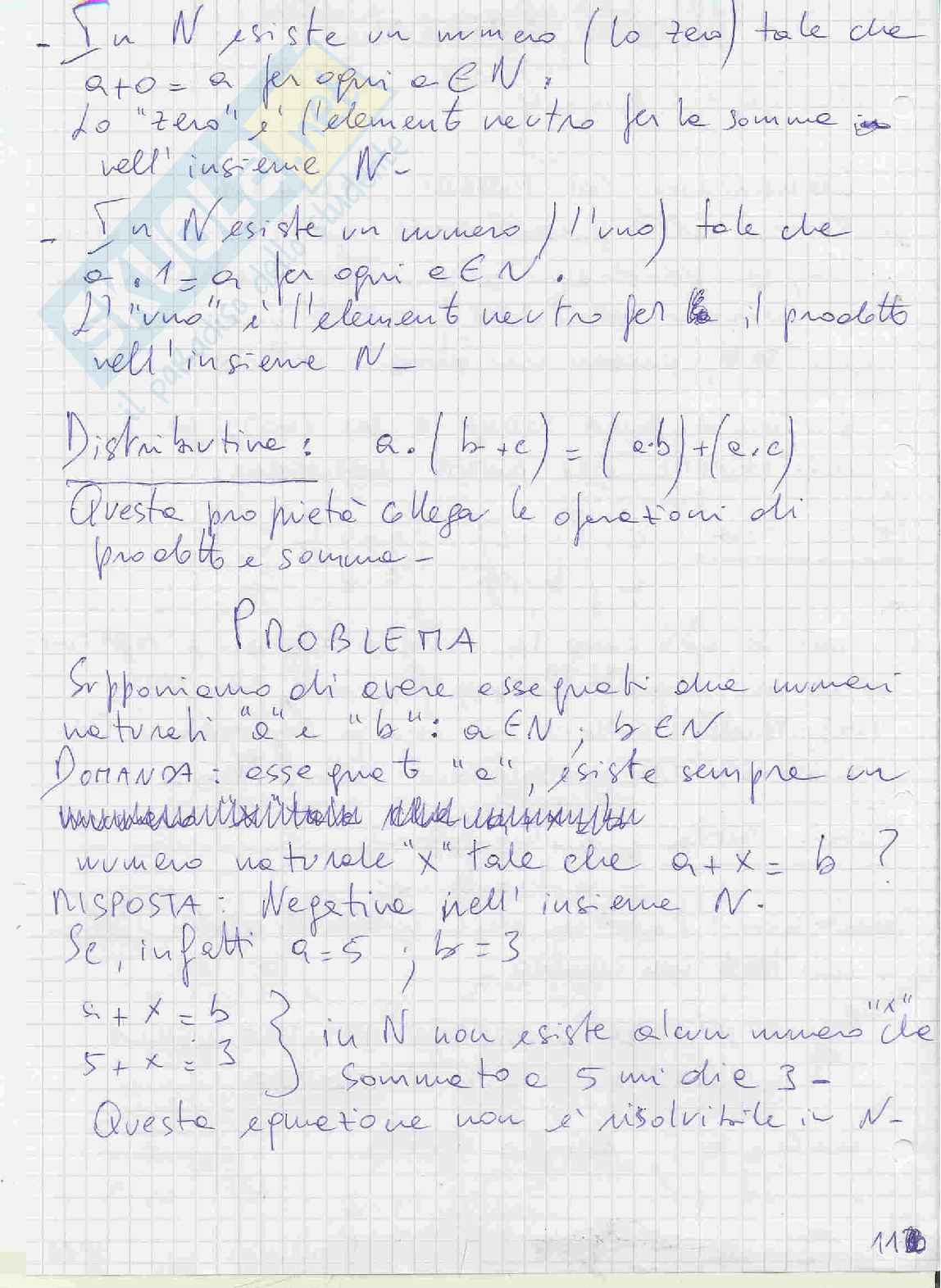 Gli insiemi numerici N, Z, Q Pag. 2