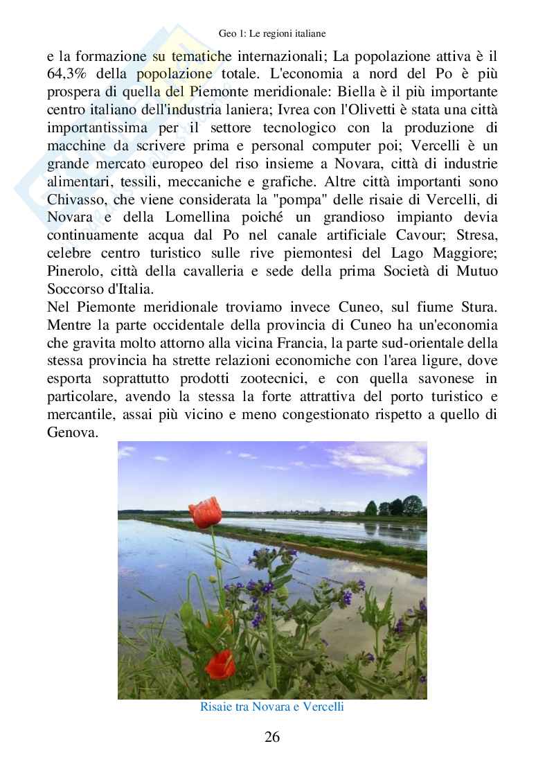 Geo 1, Le regioni italiane (prima media) Pag. 26