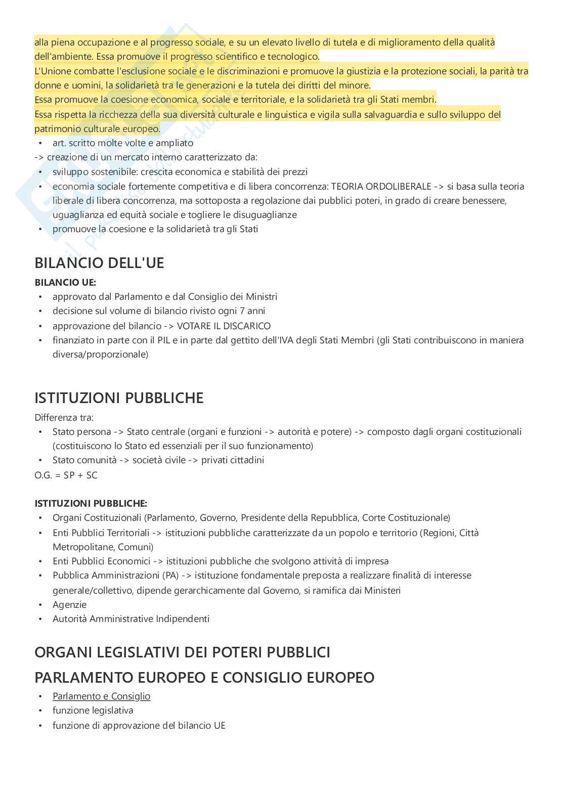 Diritto pubblico  Pag. 21