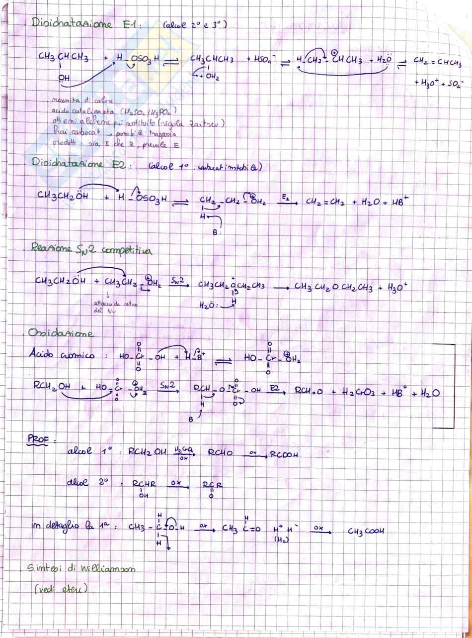 Chimica organica 1 - Meccanismi di reazione Pag. 2
