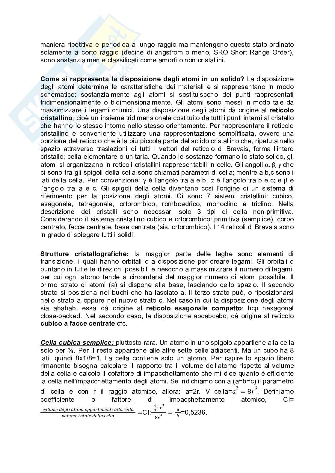 Appunti Fondamenti di chimica e materiali Pag. 2