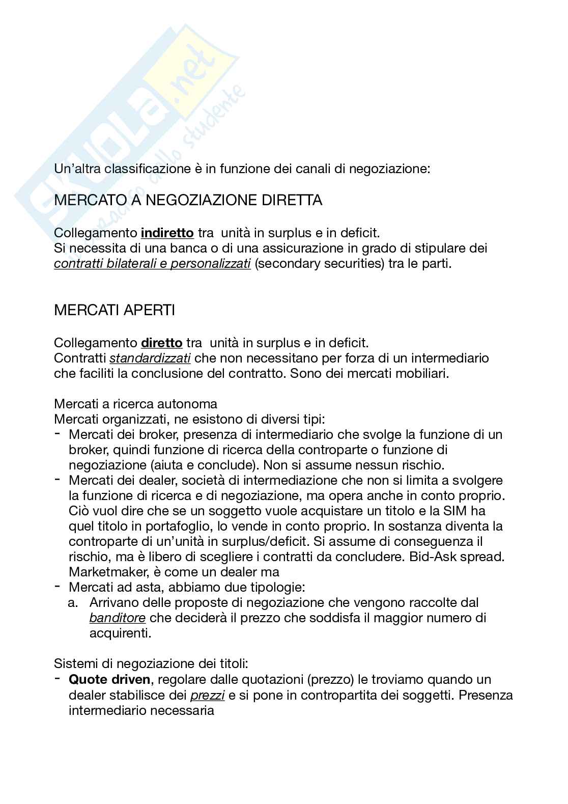 Appunti Economia degli intermediari finanziari Pag. 21
