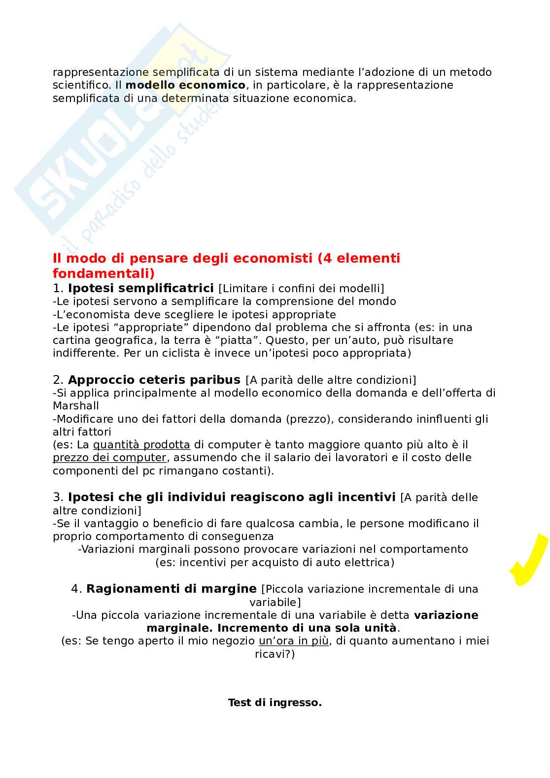 Appunti di Economia applicata all'Ingegneria Pag. 2