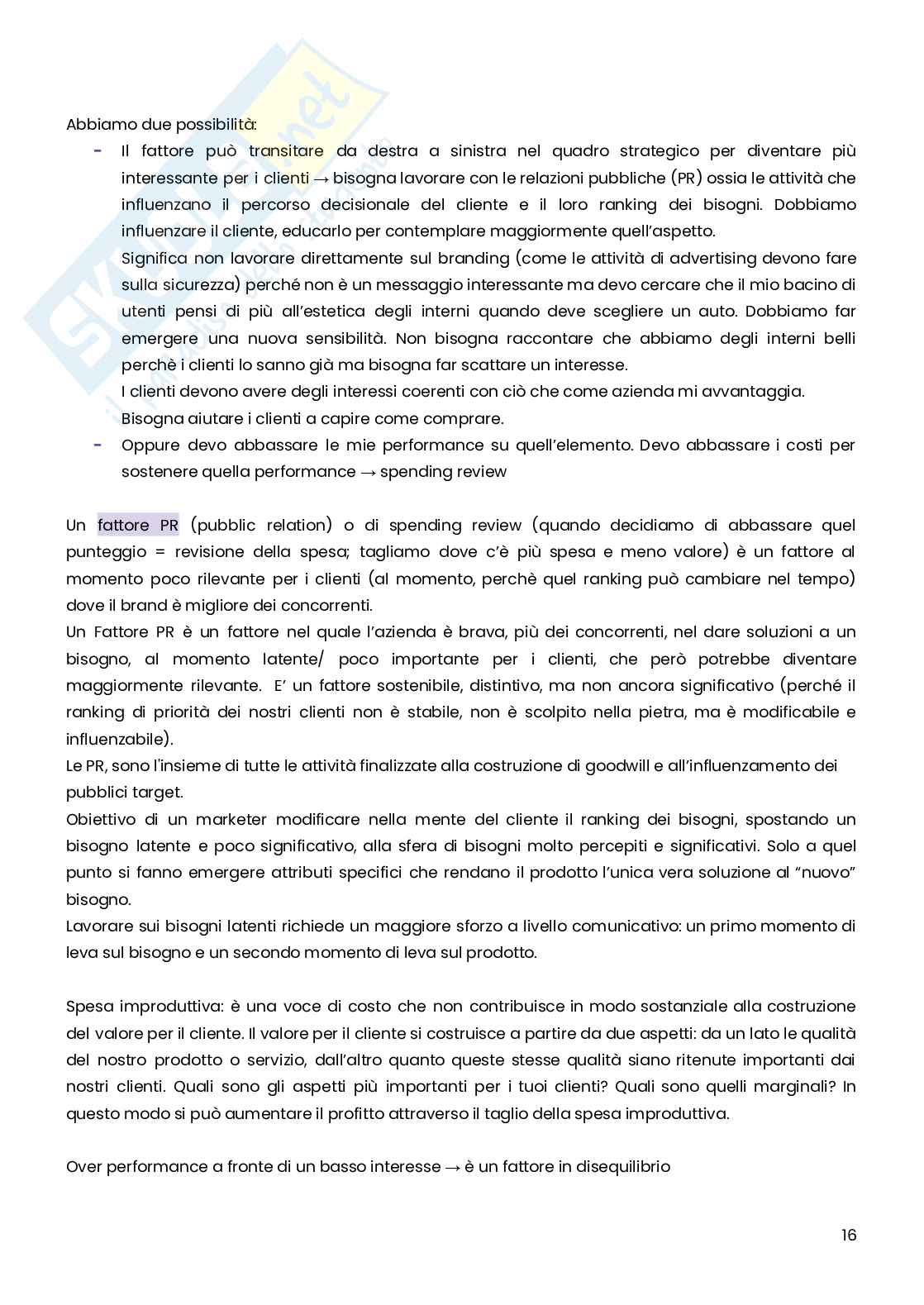 Marketing strategico e business plan Pag. 16