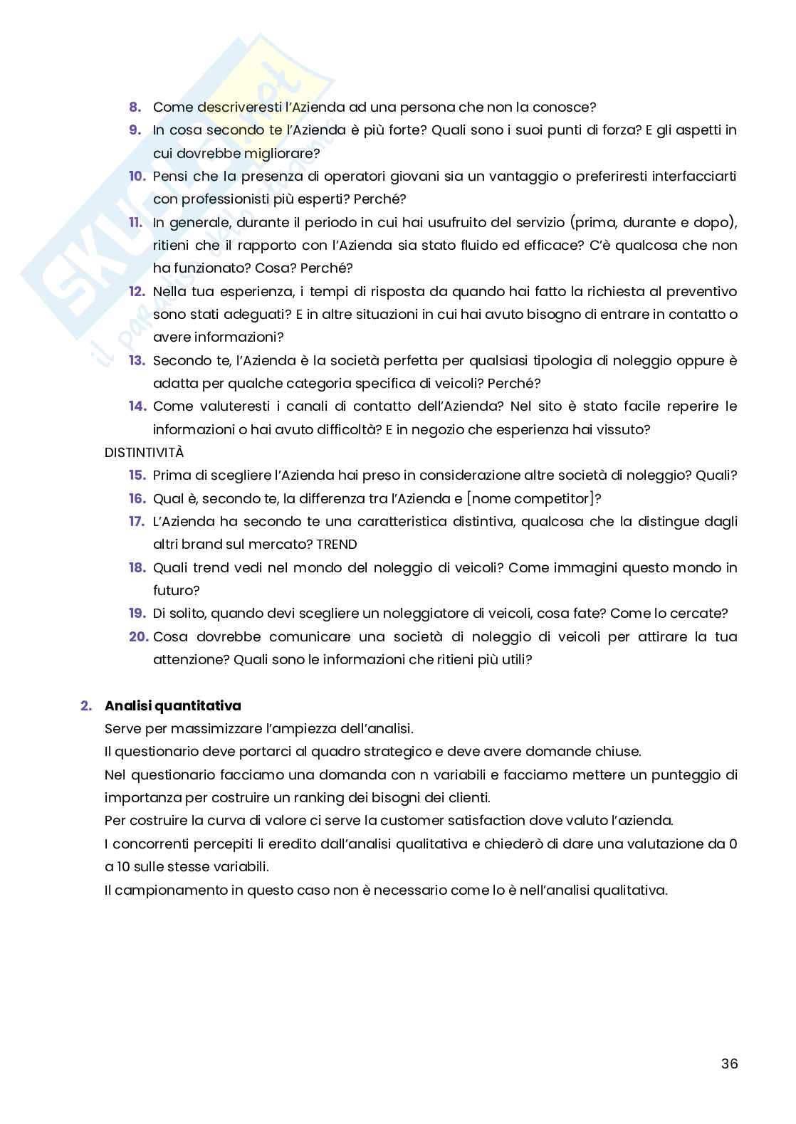 Marketing strategico e business plan Pag. 36