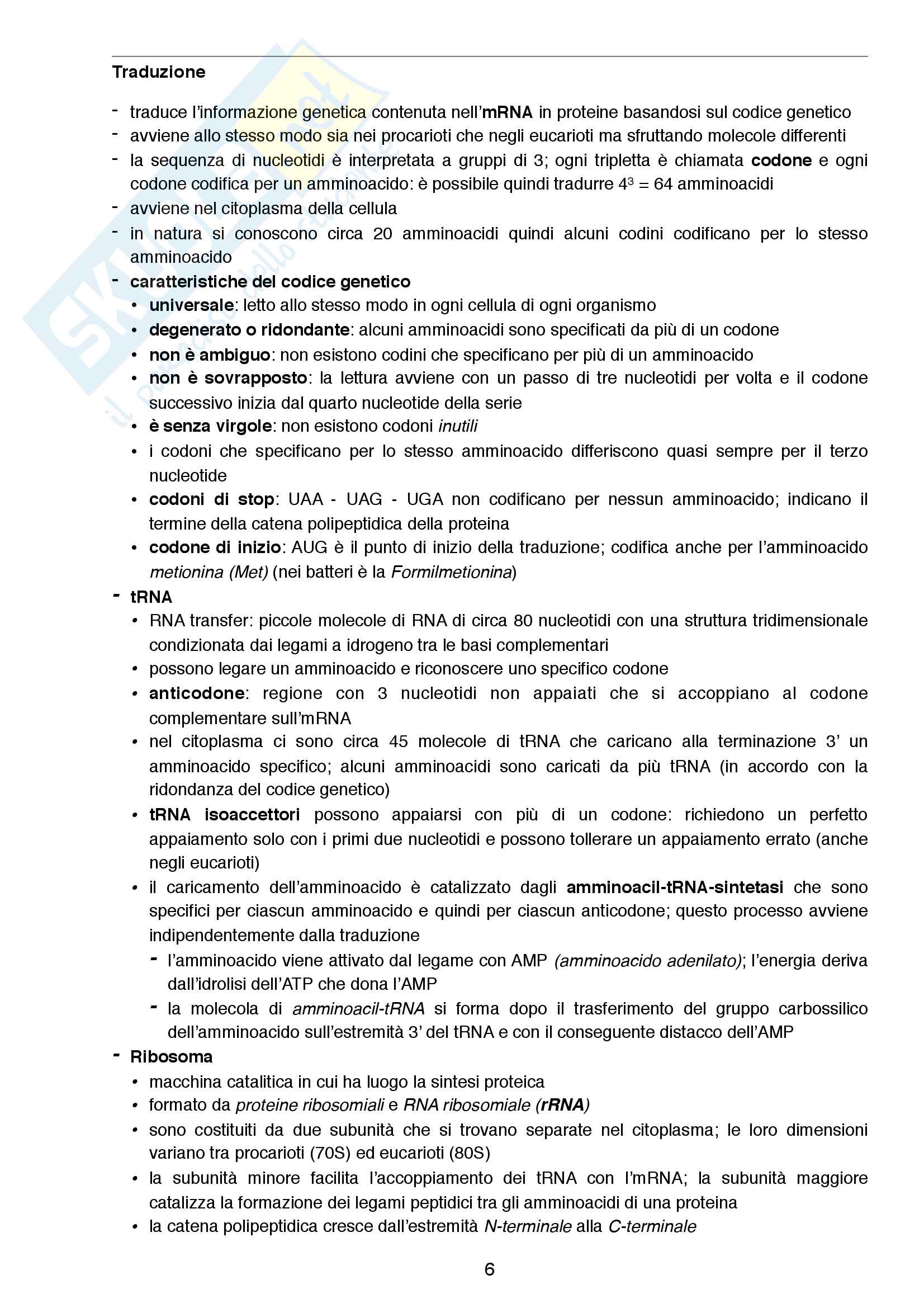 Biologia generale Pag. 6