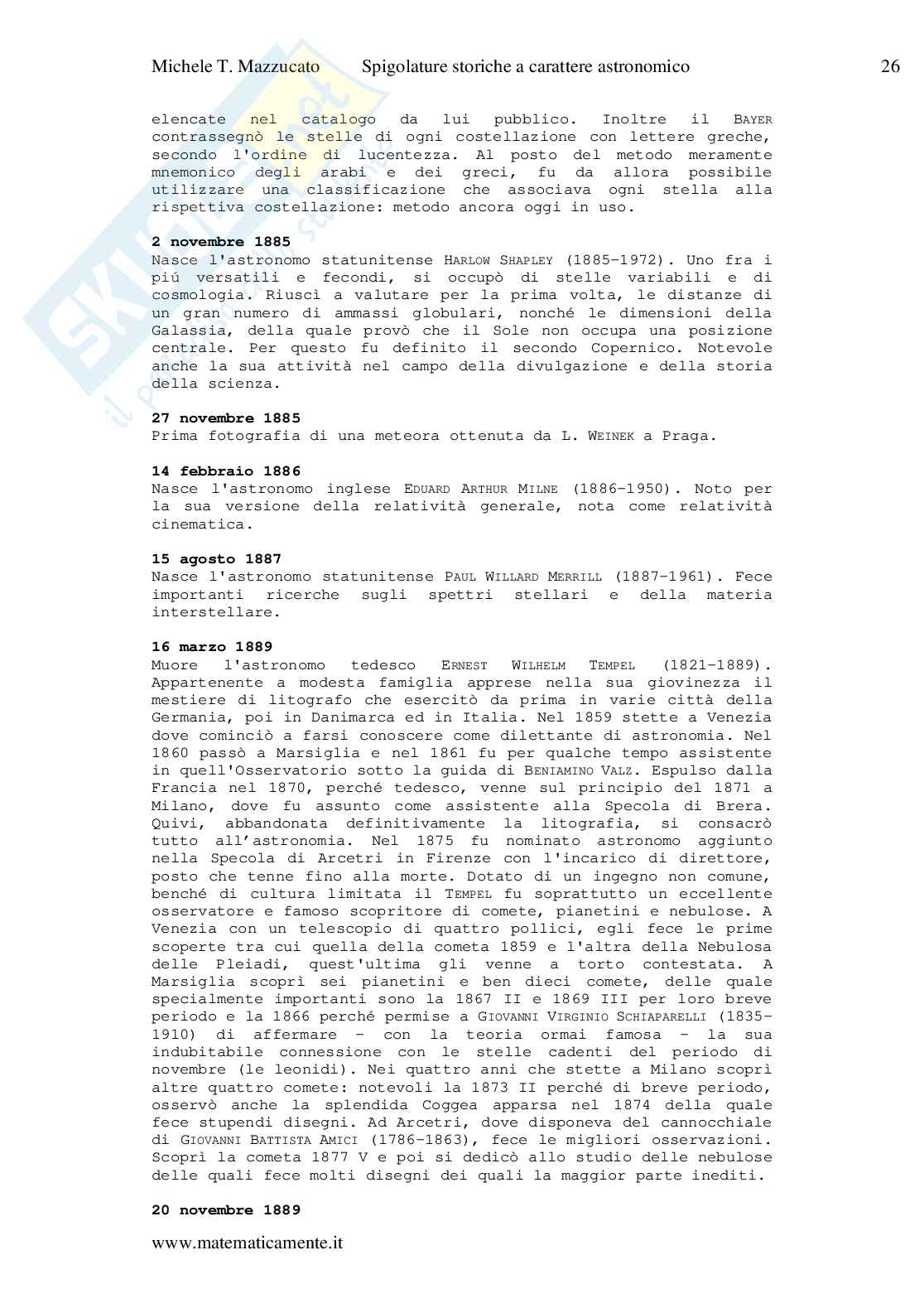 Cronologia di storia dell'astronomia Pag. 26