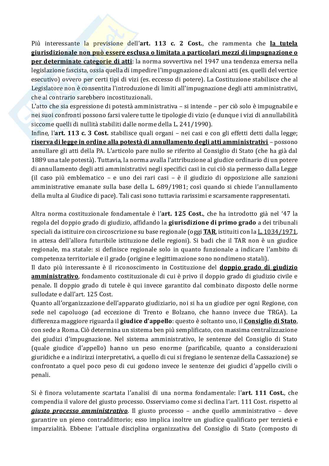 Appunti completi di Diritto processuale amministrativo Pag. 16
