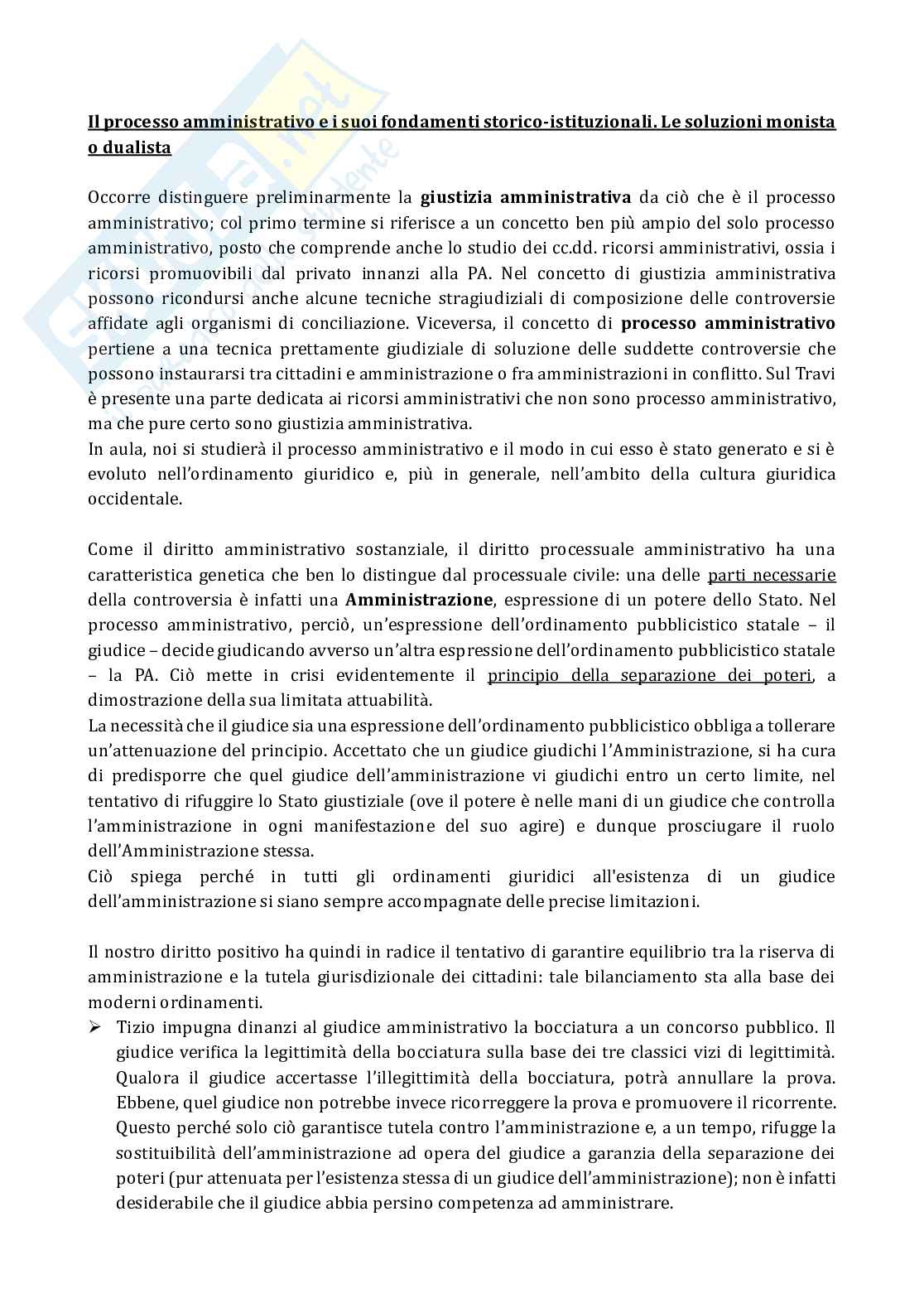 Appunti completi di Diritto processuale amministrativo Pag. 2