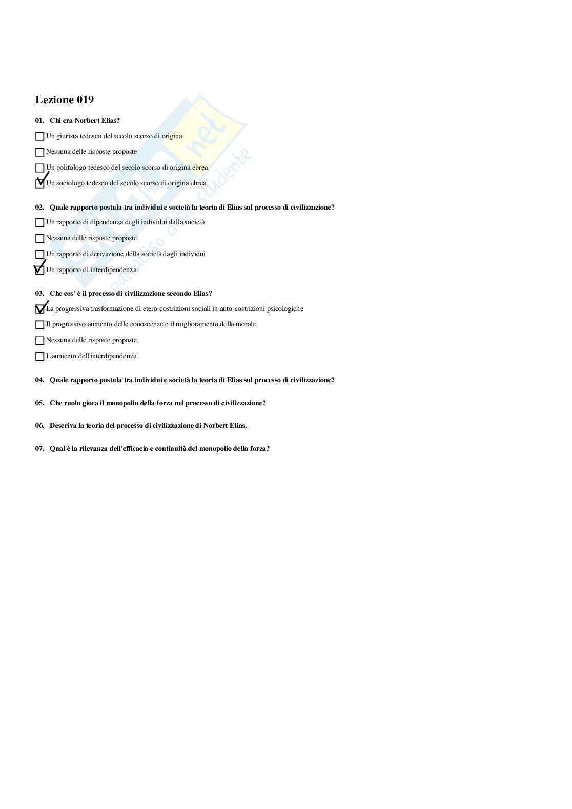 Paniere Analisi del linguaggio politico - Risposte multiple - aggiornato (2025) Pag. 21