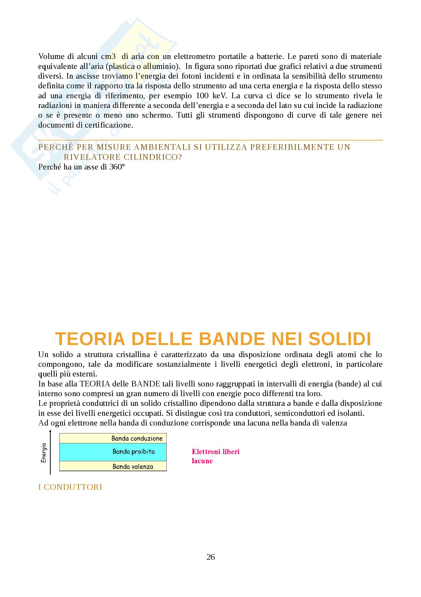 Fisica delle radiazioni Pag. 26