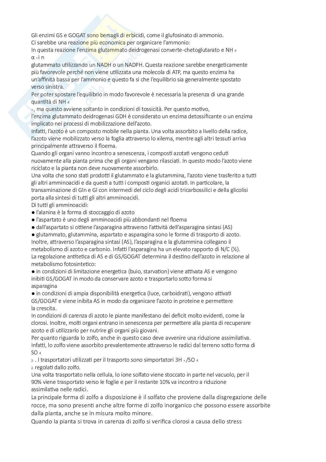 Fisiologia vegetale Pag. 21