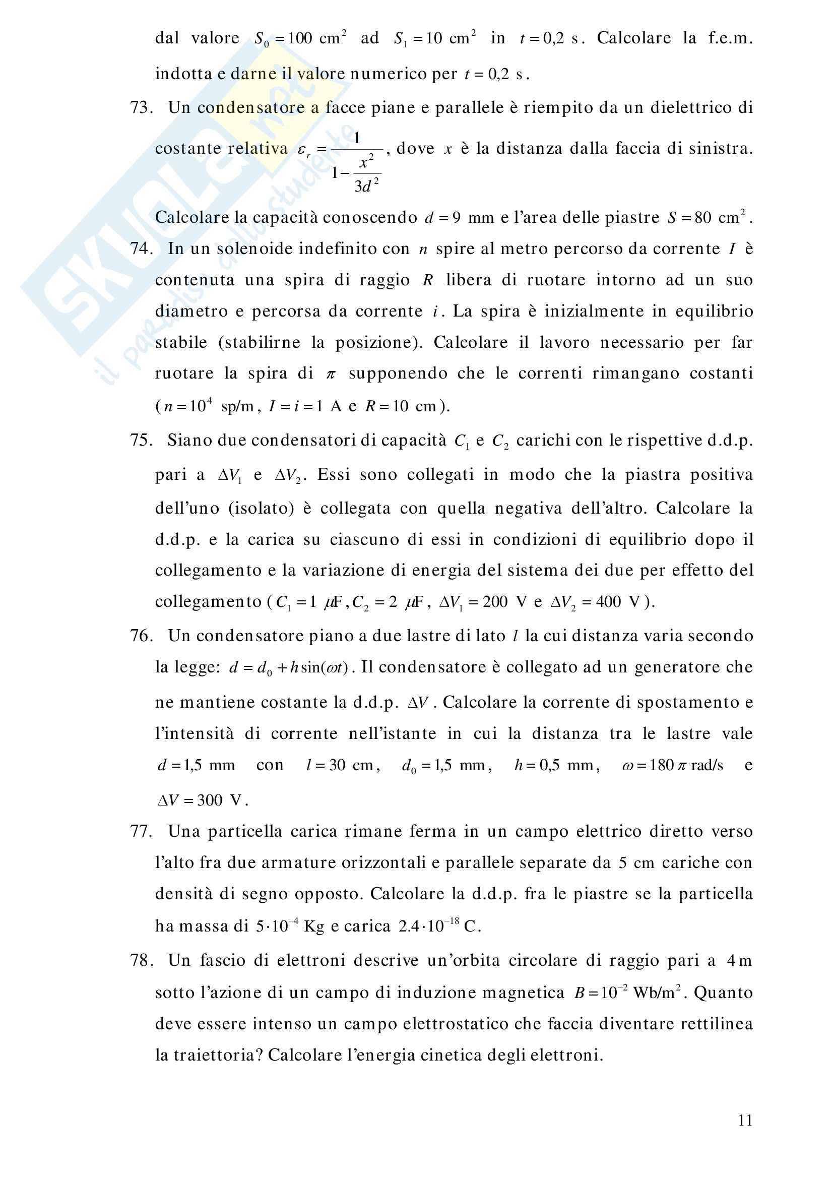 Esami svolti, Fisica 2 Pag. 11