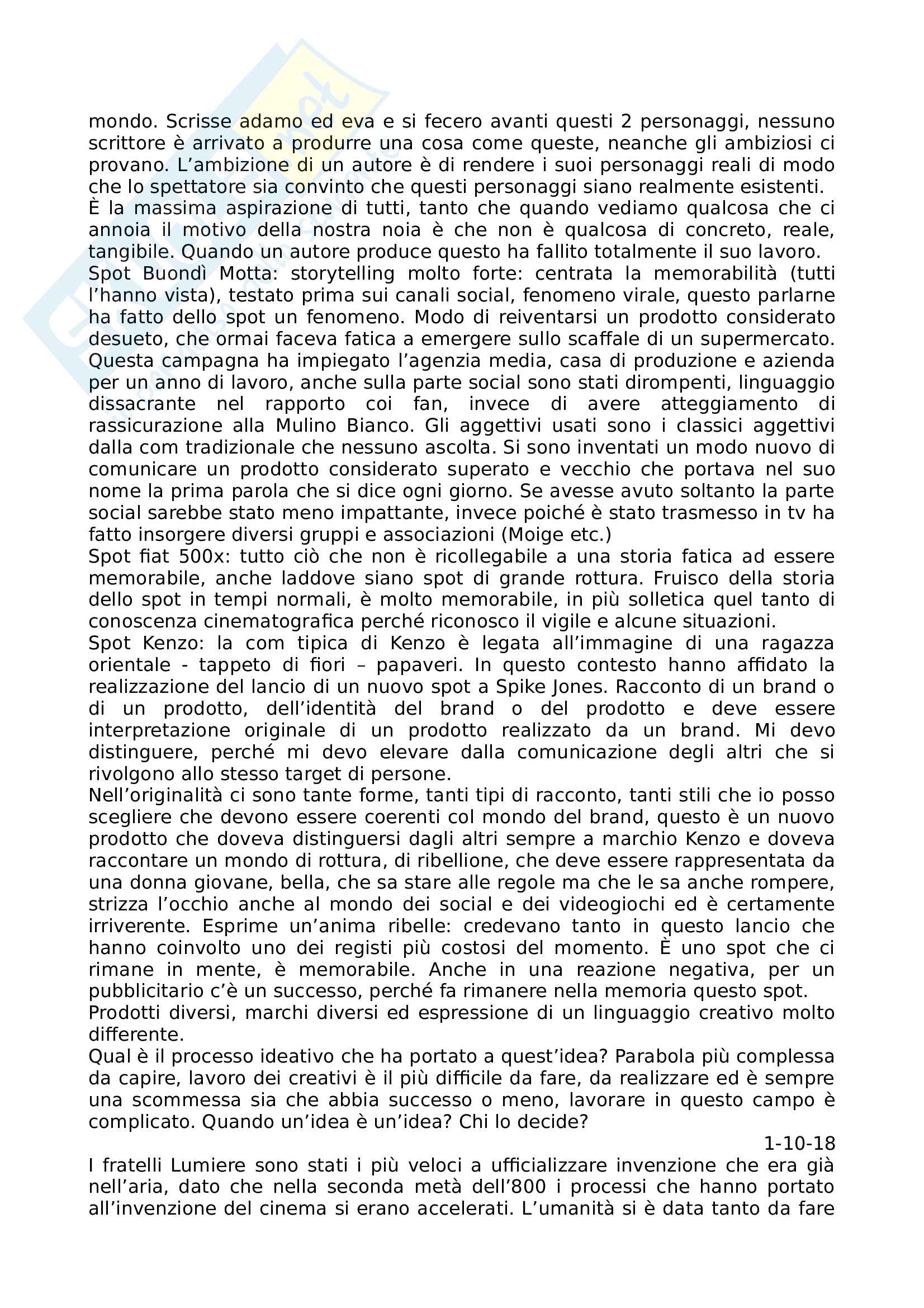 Media ideazione e produzione - prof.ssa Demarchi- CIMO Pag. 2
