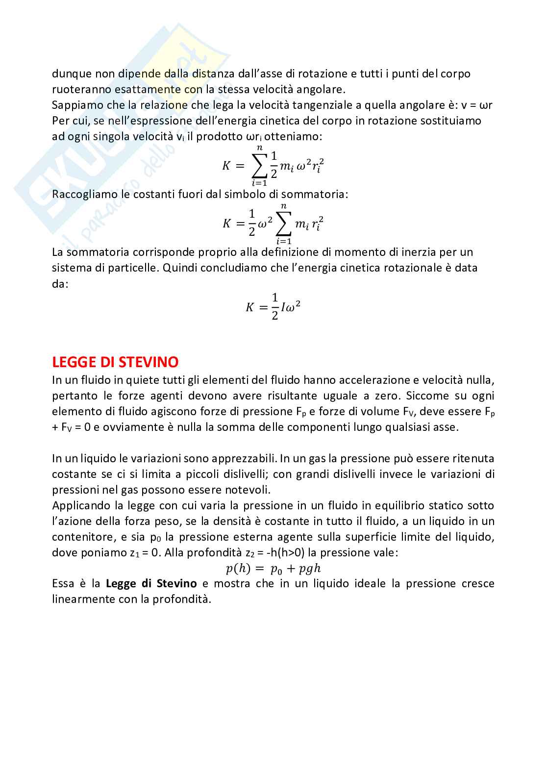 Domande e Risposte di Fisica I – Calcolo vettoriale, dinamica e conservazione dell'Energia Pag. 6