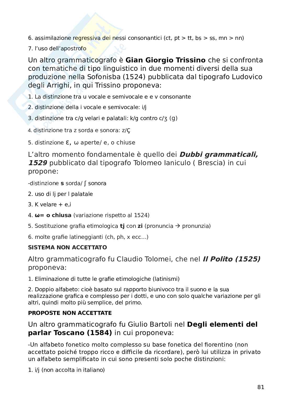 Grammatica storica - Appunti completi Pag. 81