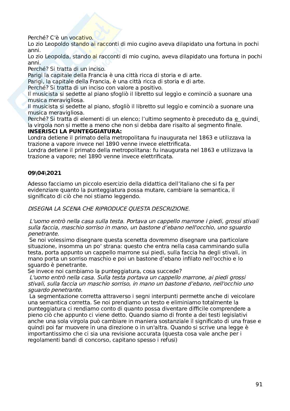 Grammatica storica - Appunti completi Pag. 91