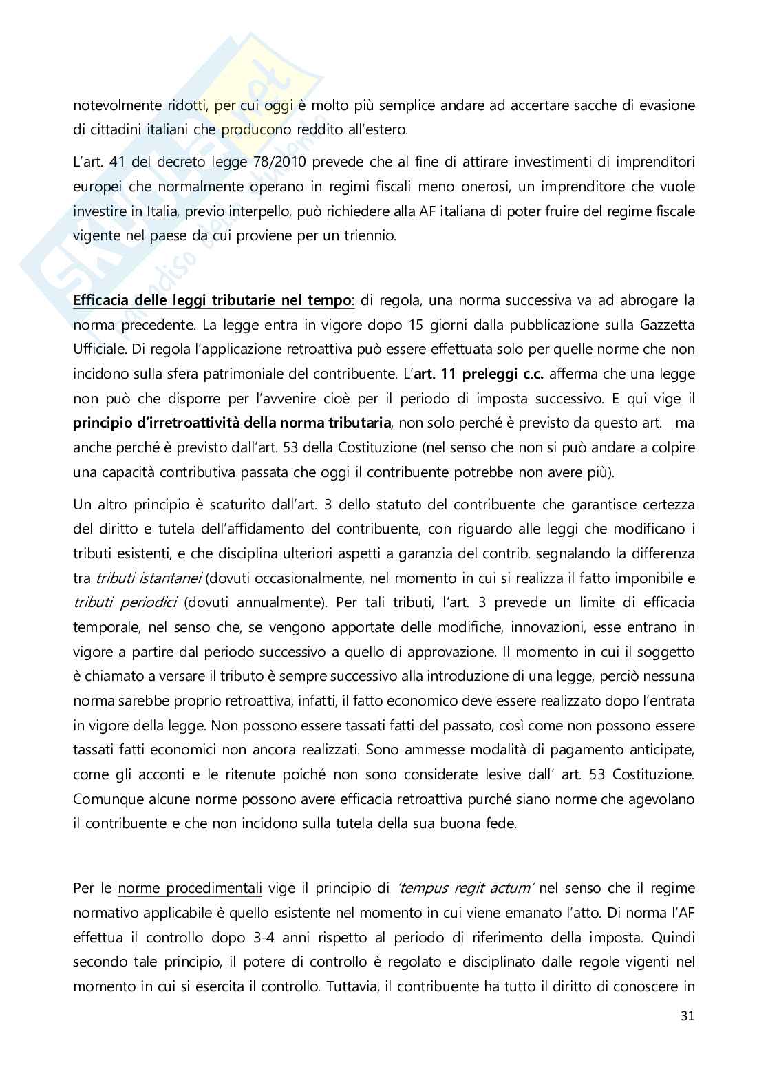 Riassunto esame Diritto tributario , Prof. Martella Melo, libro consigliato Teoria e tecnica dell'imposizione tributaria , Giuseppe Ingrao  Pag. 31