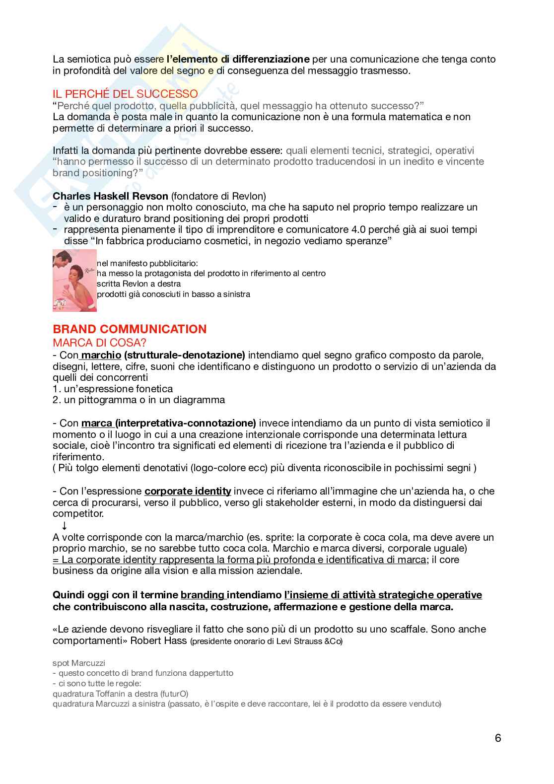 Appunti per l'esame di Semiotica   Pag. 6