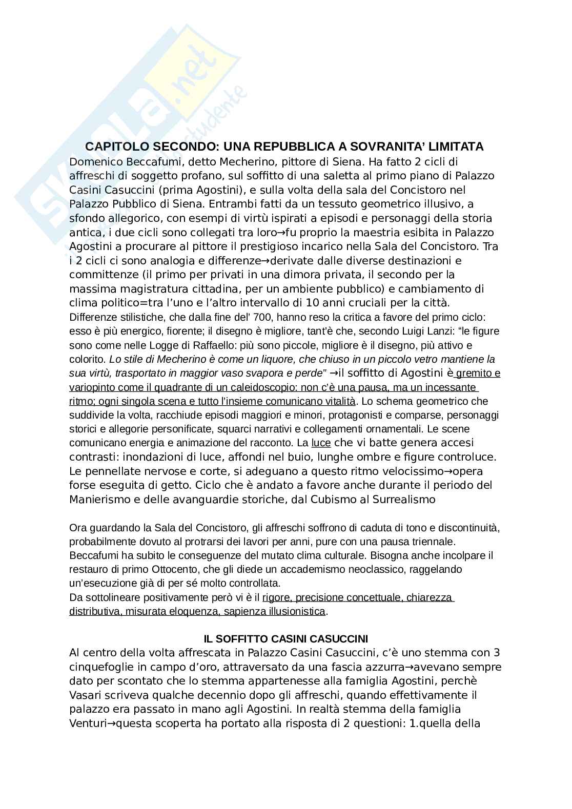 Riassunto esame Storia dell'arte moderna, Prof. Cavicchioli Sonia, libro consigliato La bellezza impura: arte e politica nell'Italia del Rinascimento, Pinelli Pag. 16