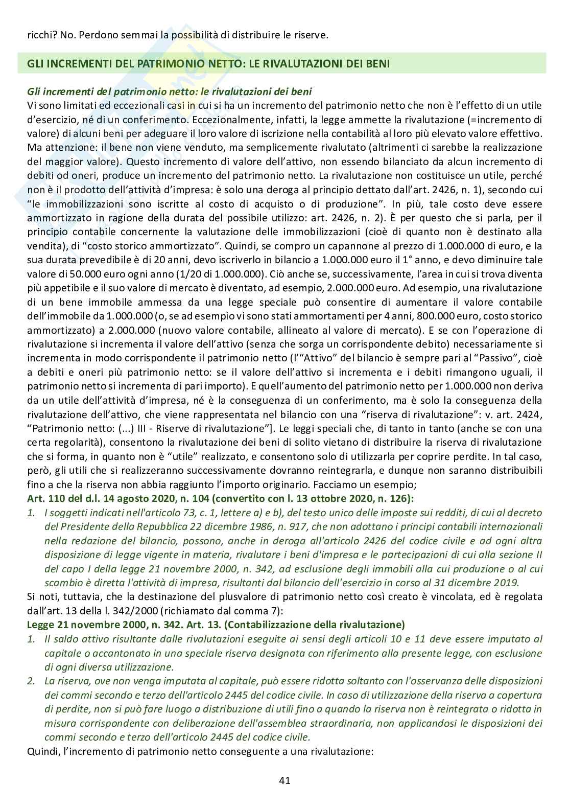 Appunti delle lezioni di diritto commerciale, modulo B - Argomenti 4 e 5  Pag. 11