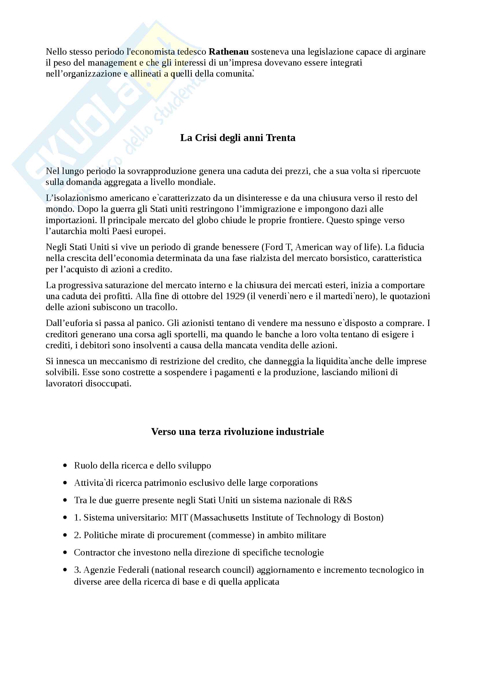 Storia dell'impresa (Appunti) Pag. 36