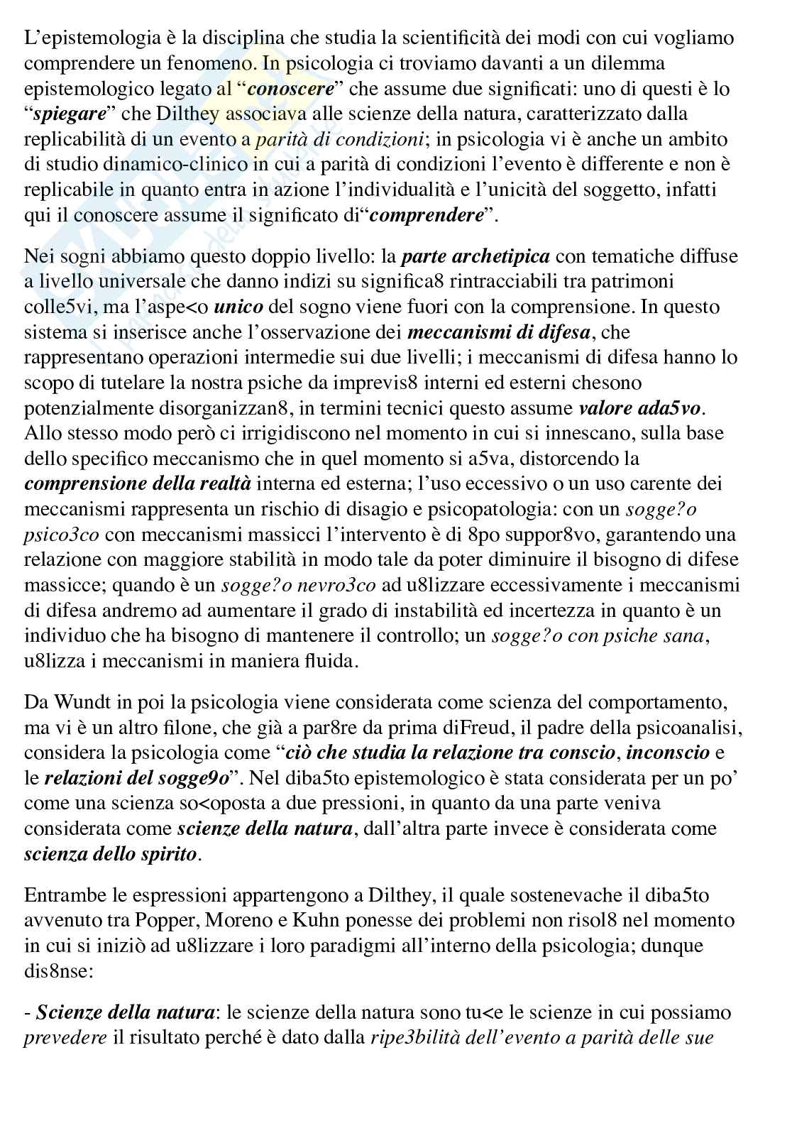 Psicodinamica del sogno - Appunti Pag. 2