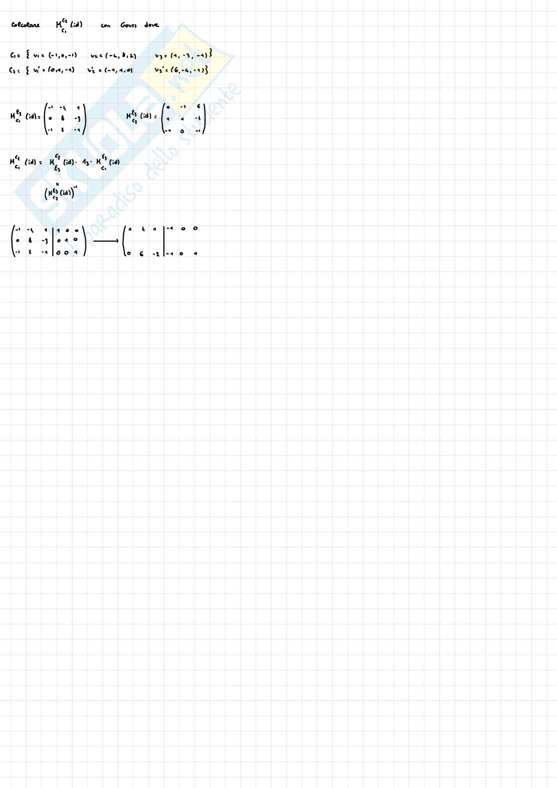 Esercizi di Fondamenti di algebra lineare e geometria Pag. 16