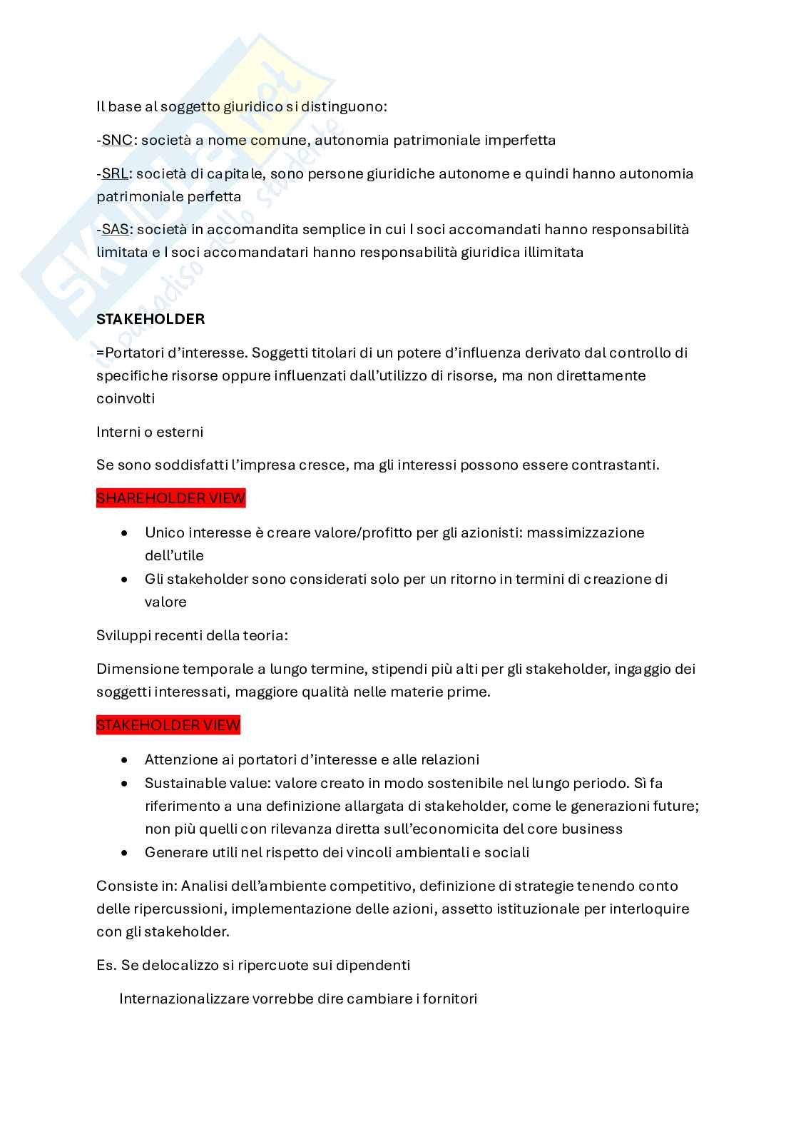 Riassunto esame Economia aziendale, Prof. Gubitta Paolo, libro consigliato Contabilità e bilancio, Cerbioni Pag. 11