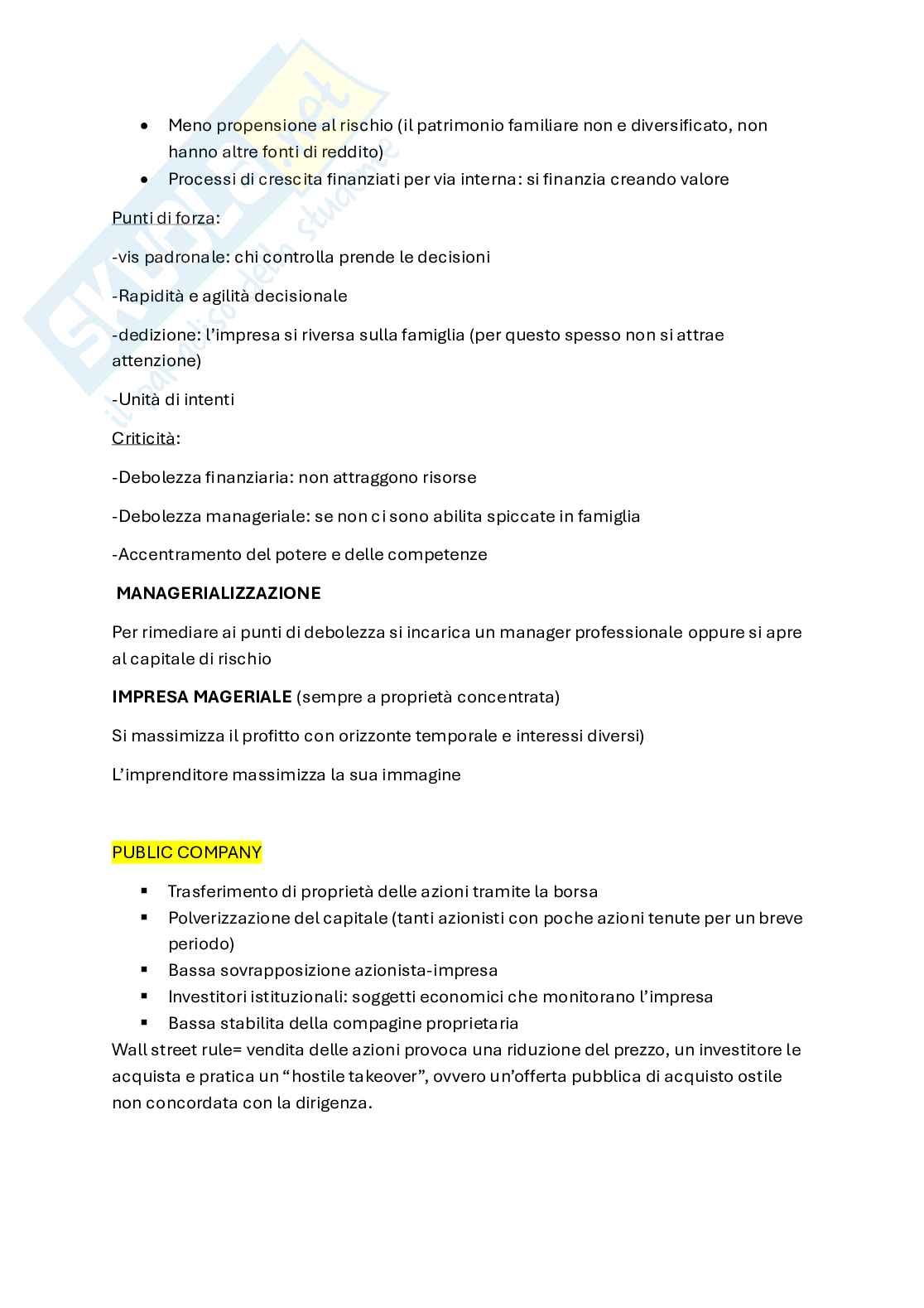 Riassunto esame Economia aziendale, Prof. Gubitta Paolo, libro consigliato Contabilità e bilancio, Cerbioni Pag. 6