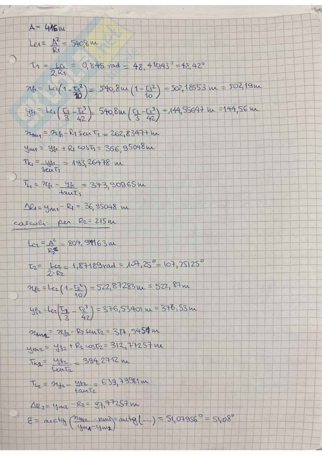 Prove d'esame svolte Infrastrutture viarie  Pag. 21