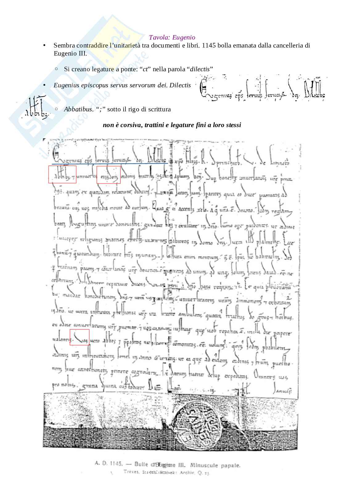 Riassunto esame Paleografia latina, Prof. Frioli Donatella, libro consigliato Breve storia della scrittura latina, Petricci Pag. 16