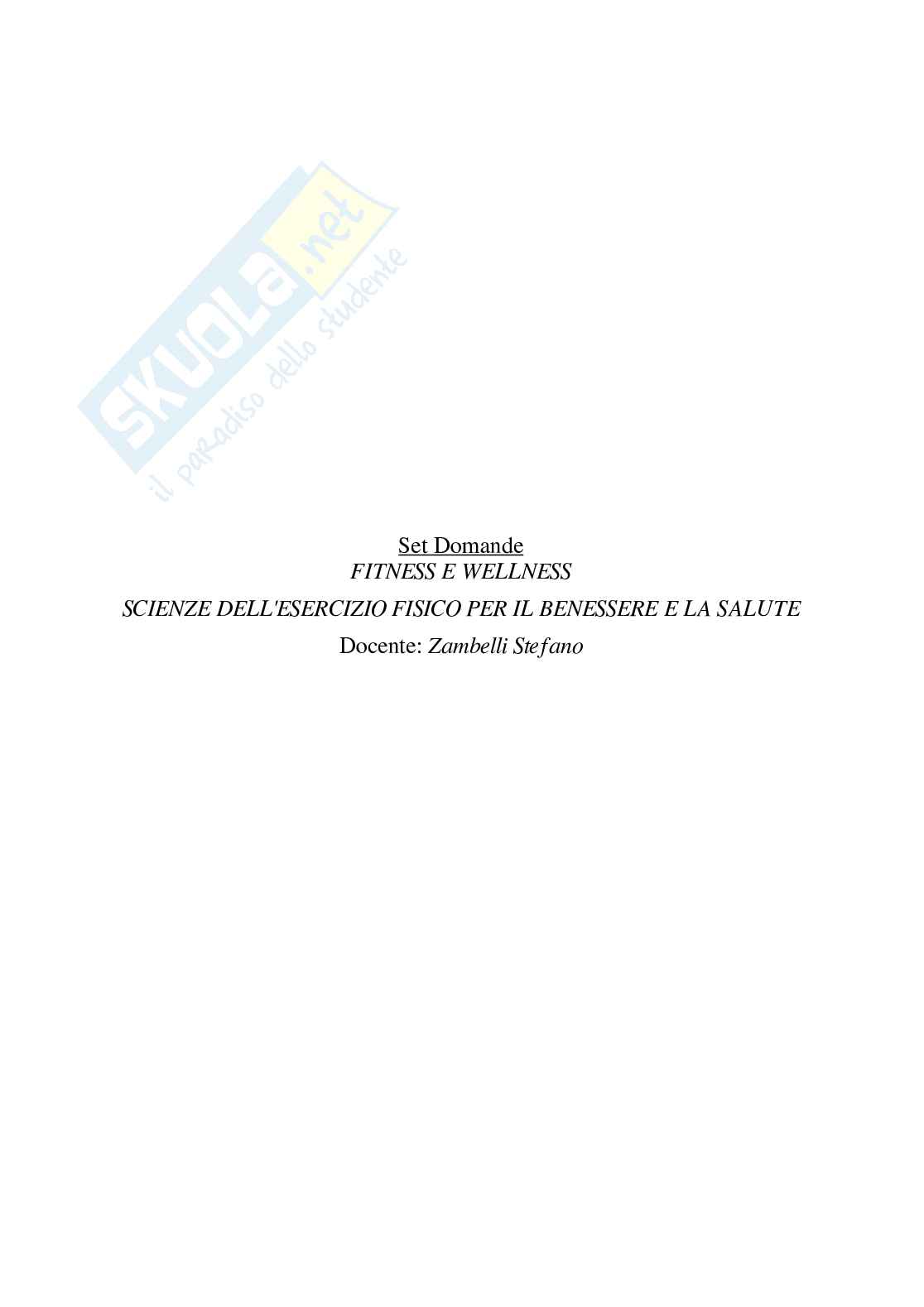 Paniere completo di Fitness e wellness (2026) - Risposte multiple e aperte corrette Pag. 2