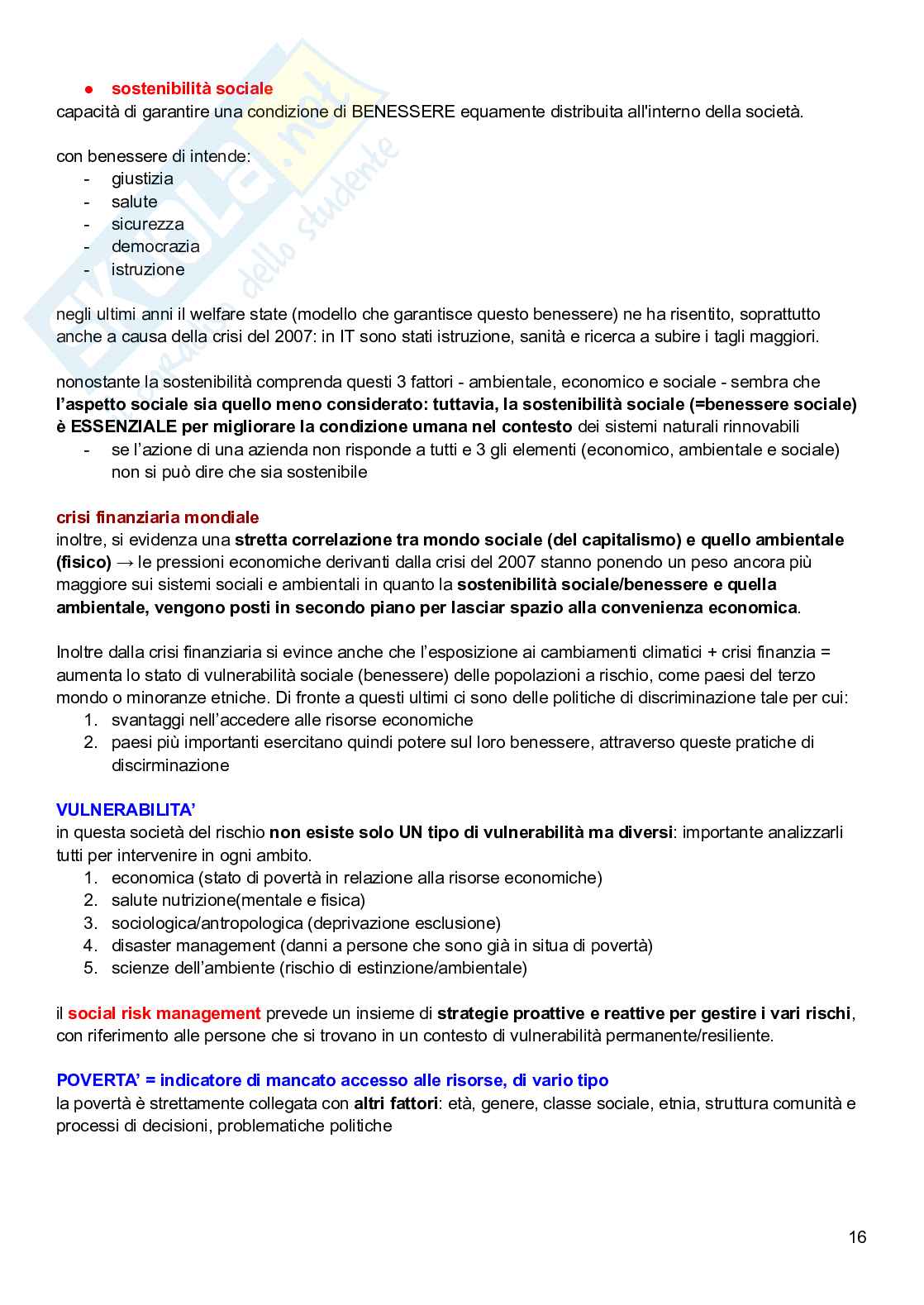 Diritti umani e inclusione Pag. 16