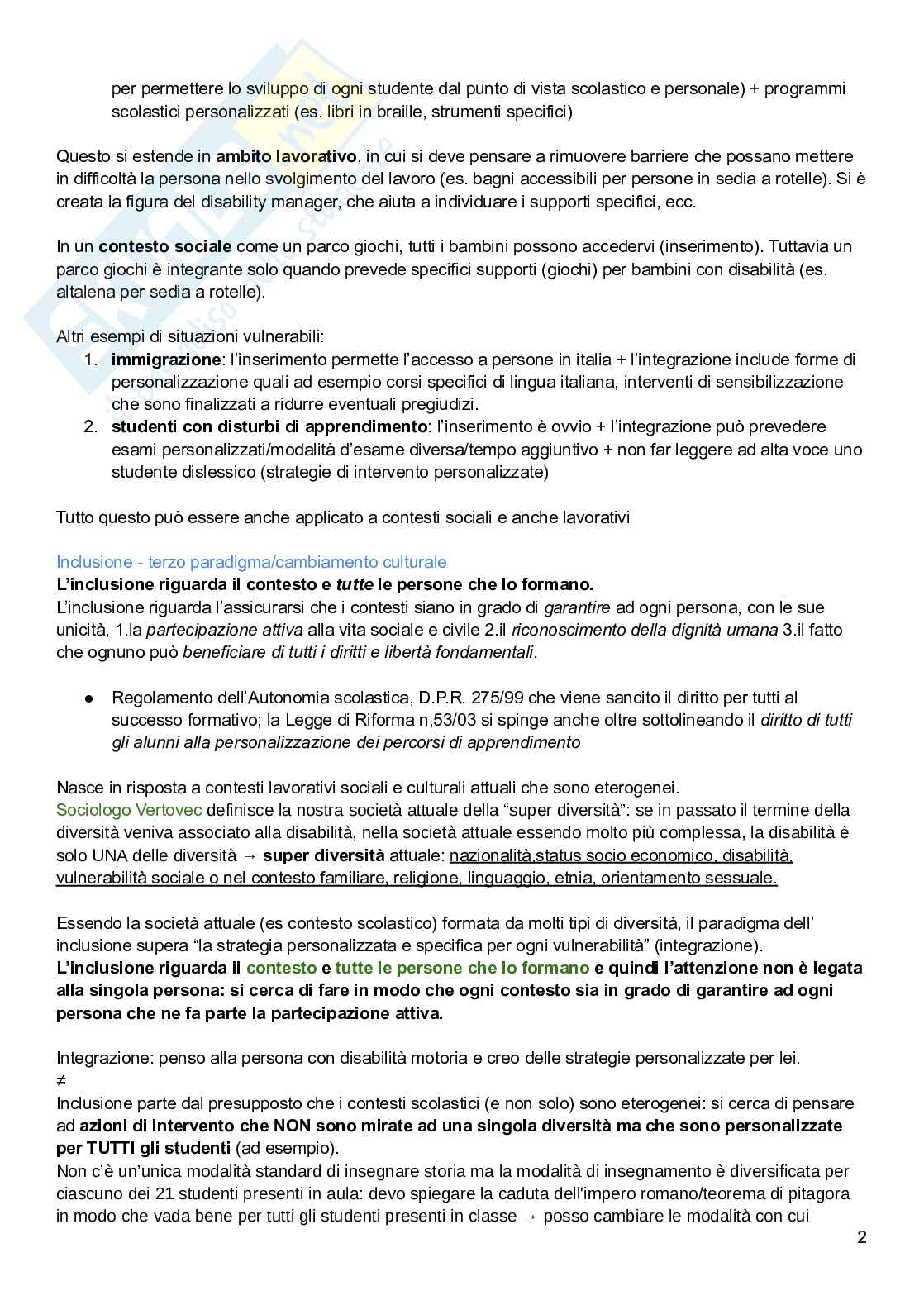 Diritti umani e inclusione Pag. 2