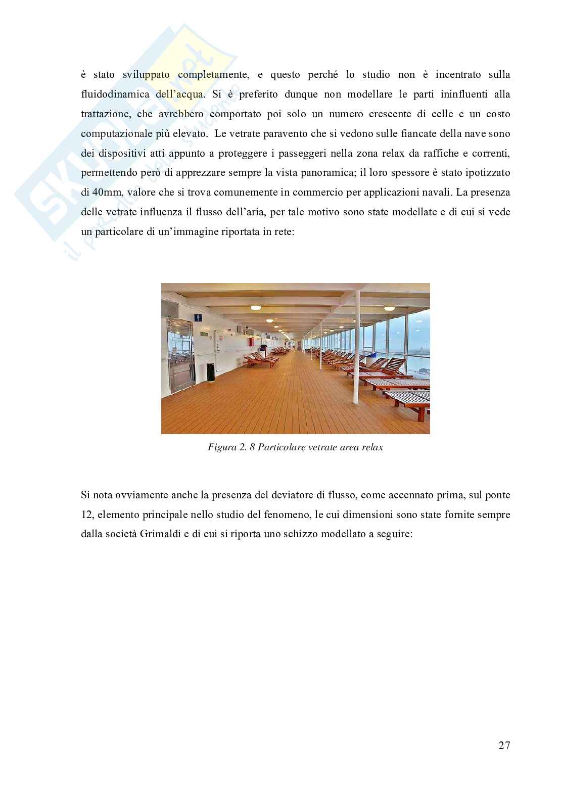 Valutazione del wind comfort su una Ro-pox di 250mt mediante codice di fluidodinamica computazionale Pag. 26
