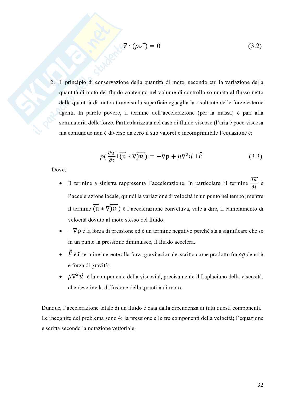 Valutazione del wind comfort su una Ro-pox di 250mt mediante codice di fluidodinamica computazionale Pag. 31