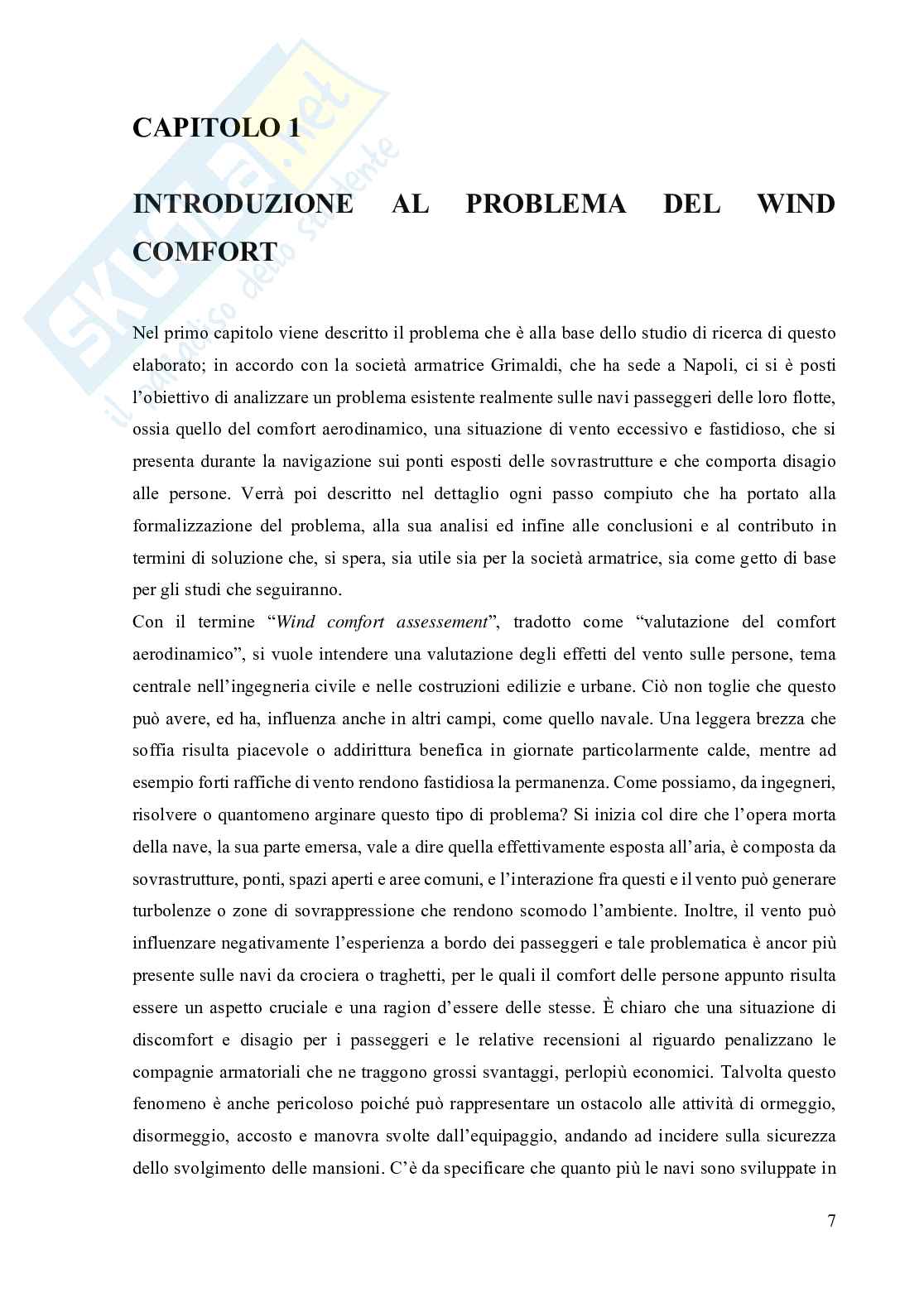 Valutazione del wind comfort su una Ro-pox di 250mt mediante codice di fluidodinamica computazionale Pag. 6