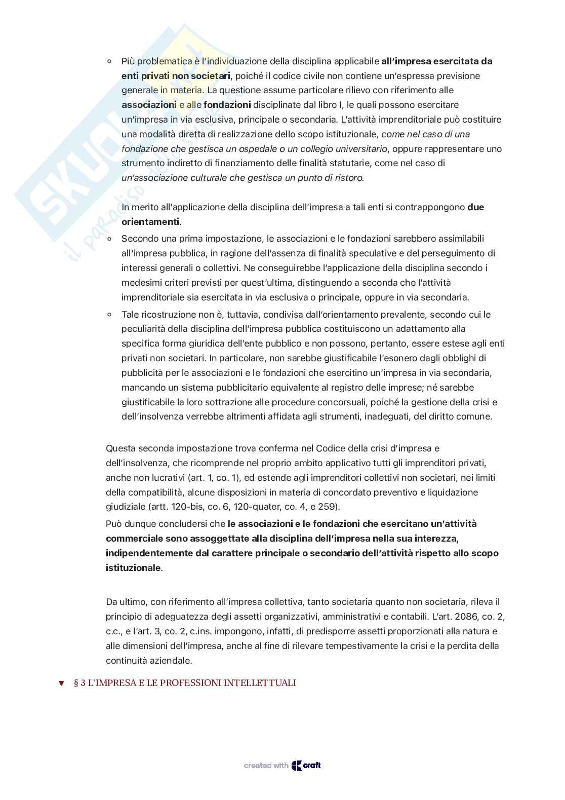 Appunti di Diritto commerciale sulla nozione della fattispecie impresa Pag. 21