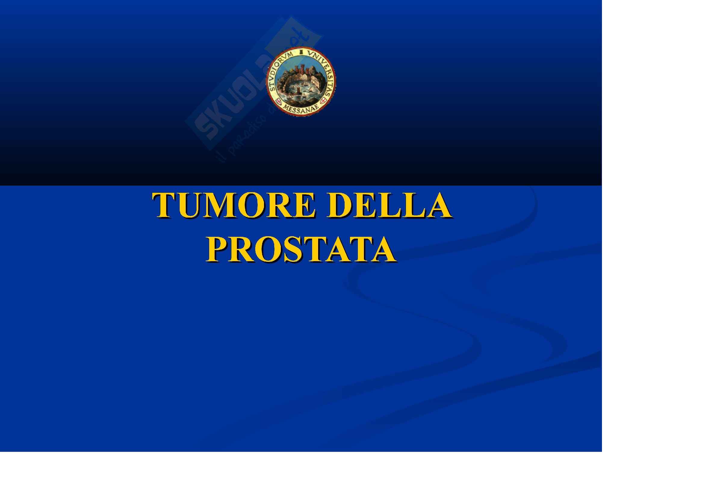 Oncologia – Tumore prostata Pag. 1