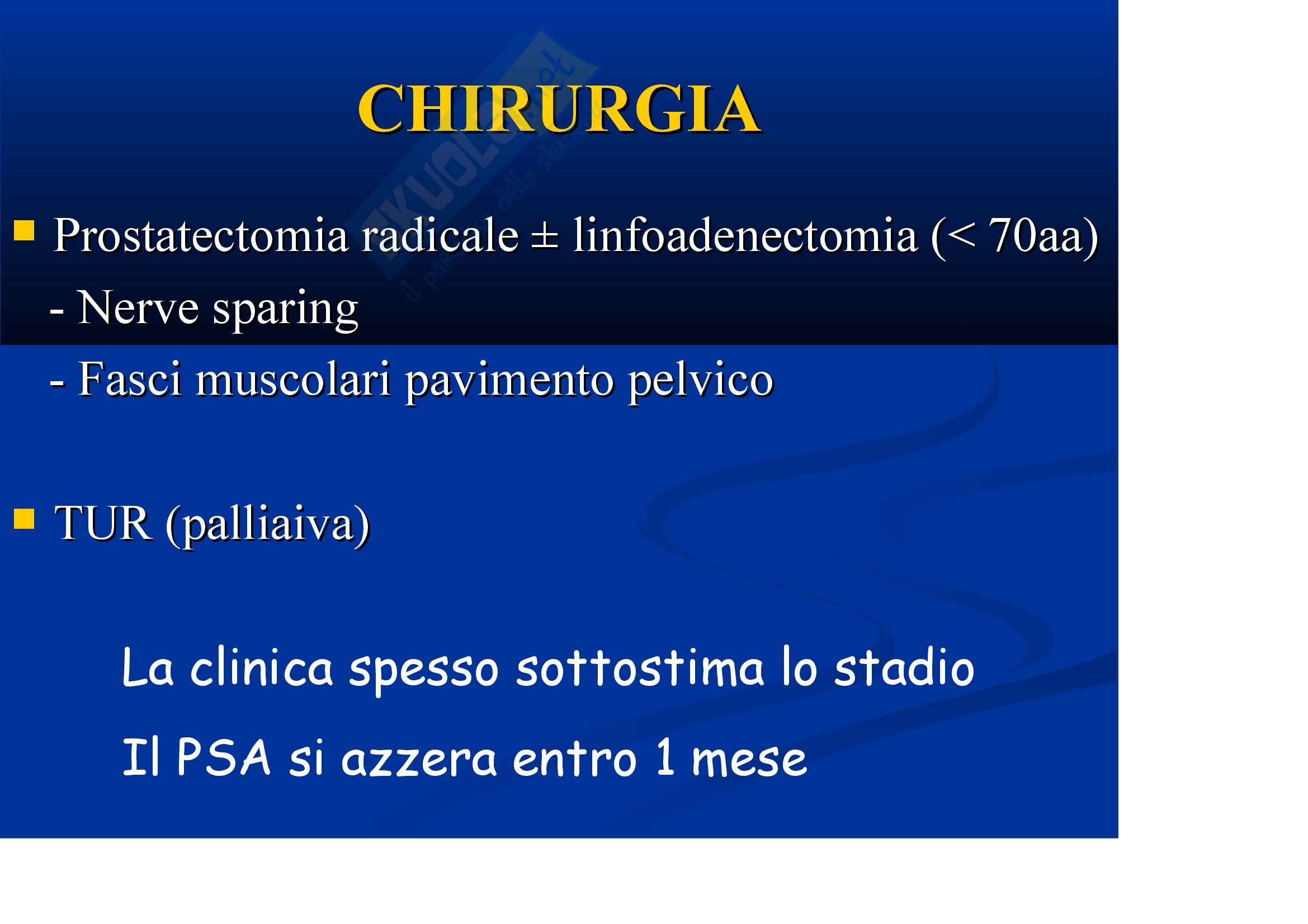 Oncologia – Tumore prostata Pag. 21