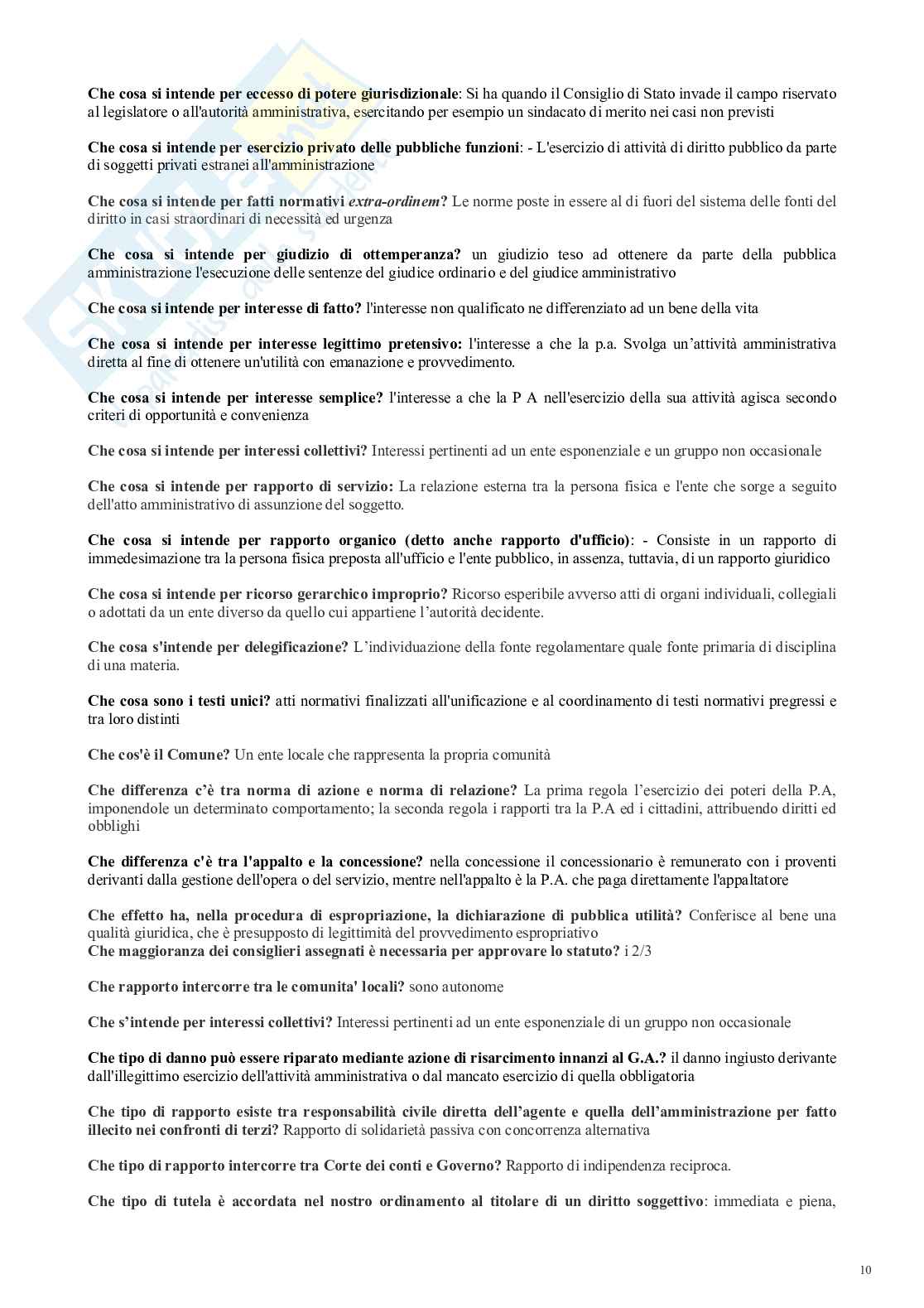 Paniere nuovo (2026) di Diritto amministrativo Pag. 11