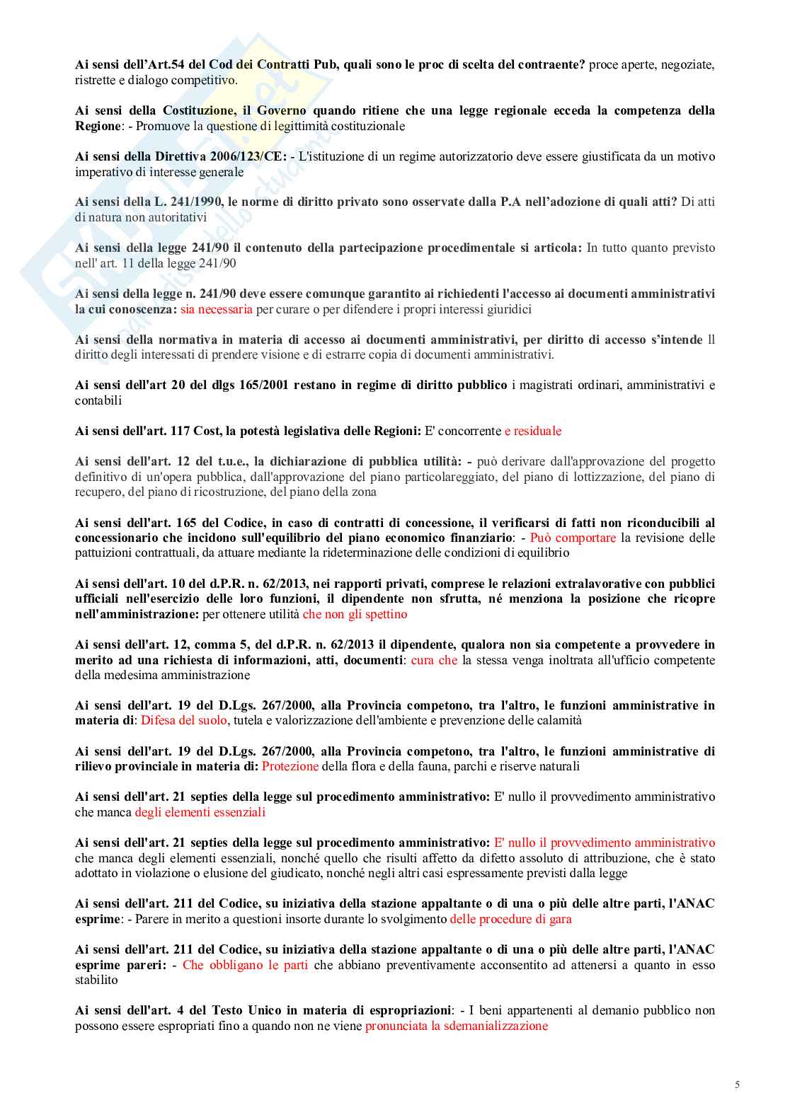 Paniere nuovo (2026) di Diritto amministrativo Pag. 6