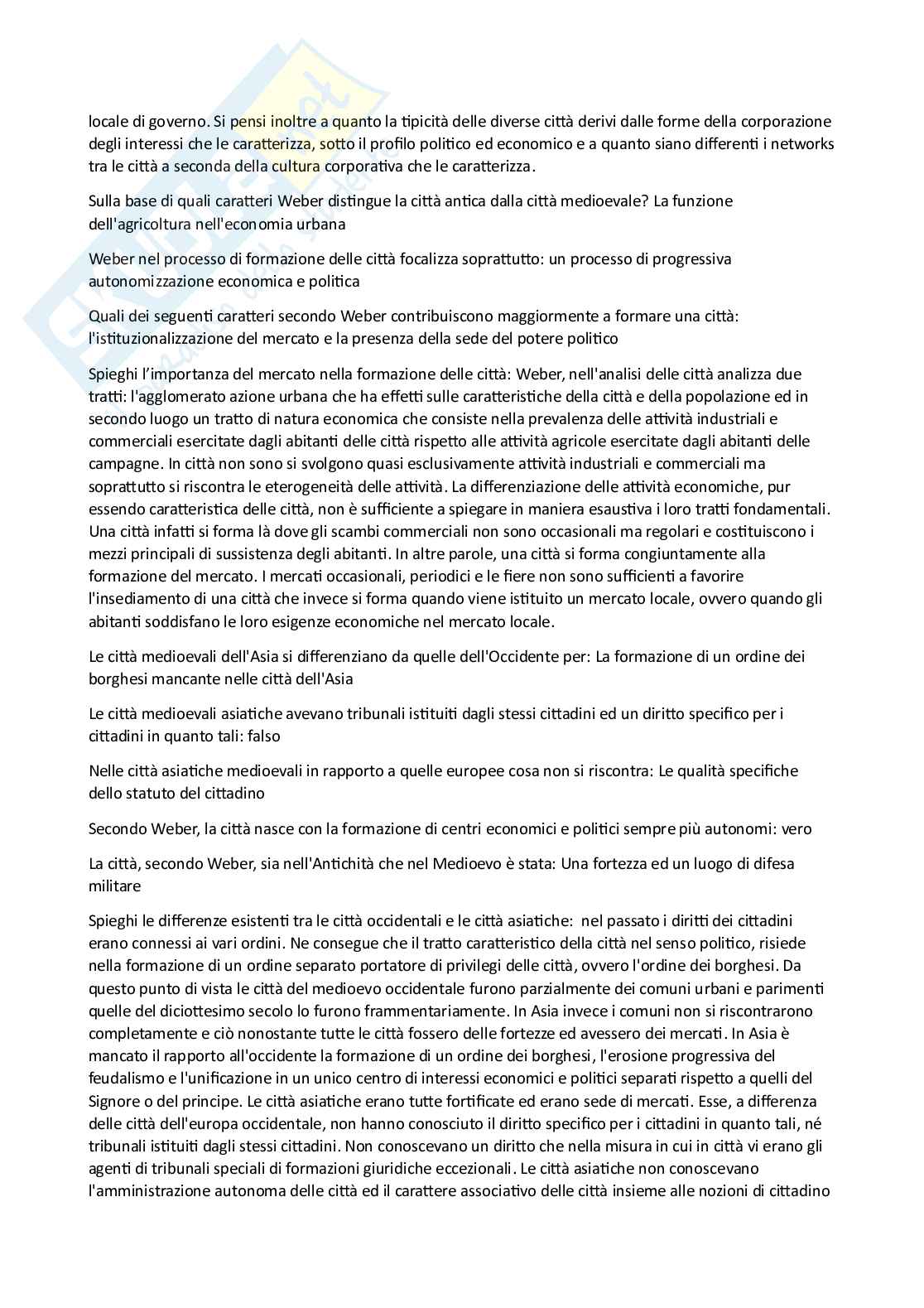 Esame Sociologia urbana del turismo e del territorio Pag. 2