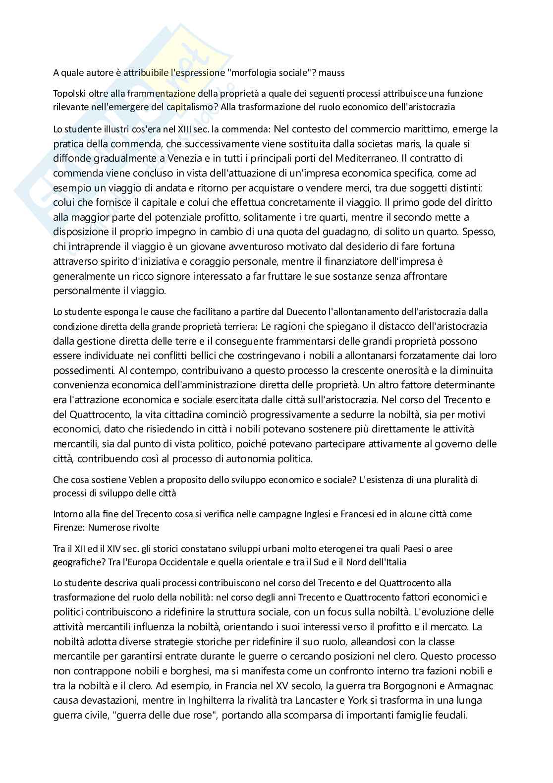 Esame Sociologia urbana del turismo e del territorio Pag. 6