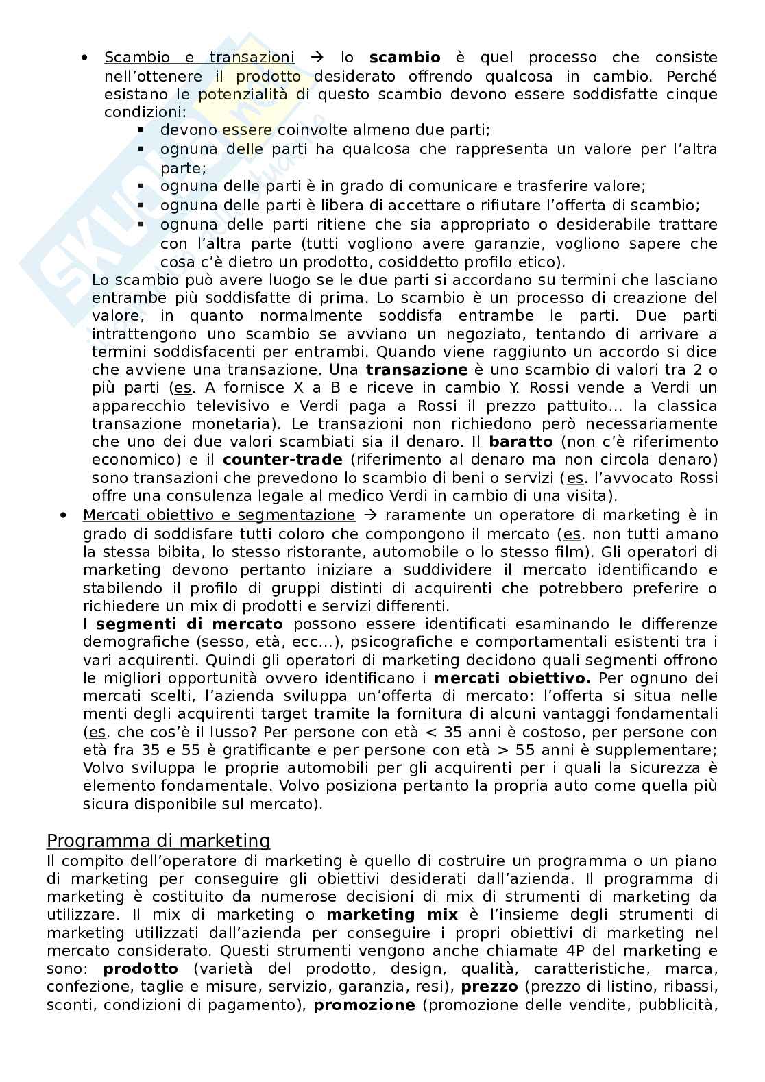 Marketing dei prodotti agroalimentari - Secondo parziale Pag. 2