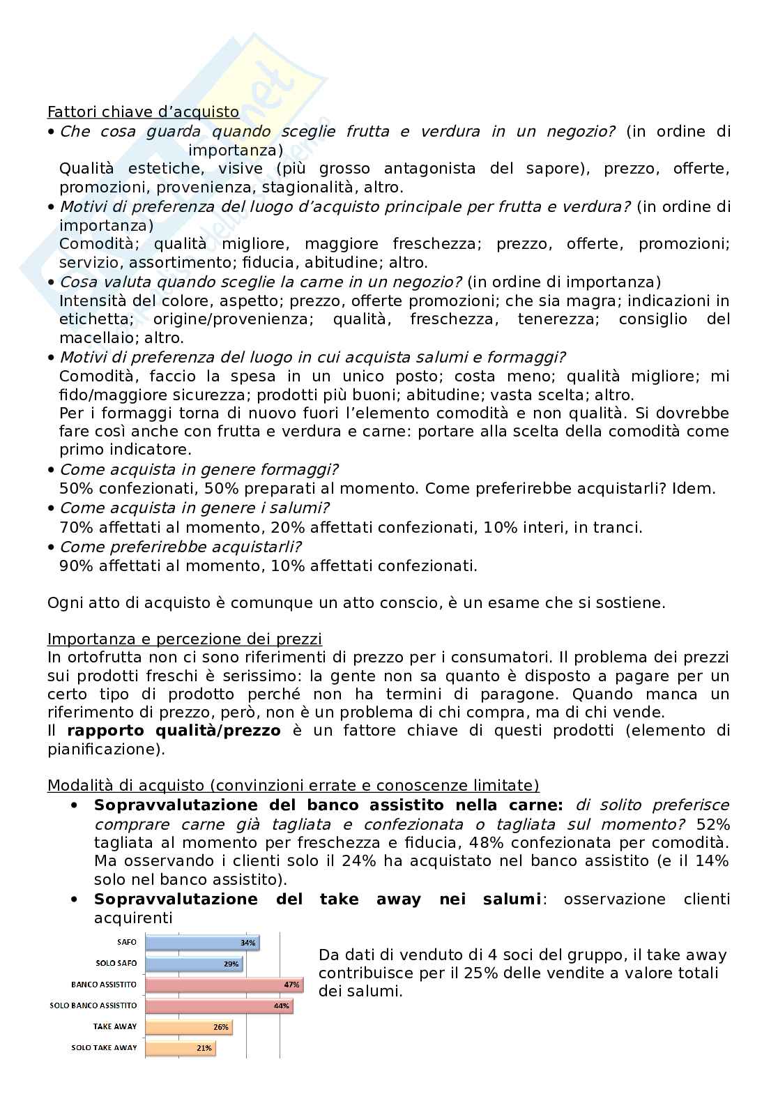 Marketing dei prodotti agroalimentari - Secondo parziale Pag. 21