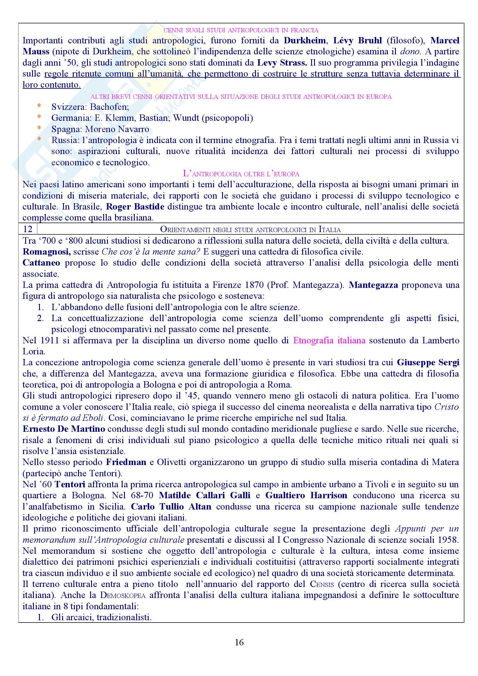 Manuale antropologia culturale Pag. 16