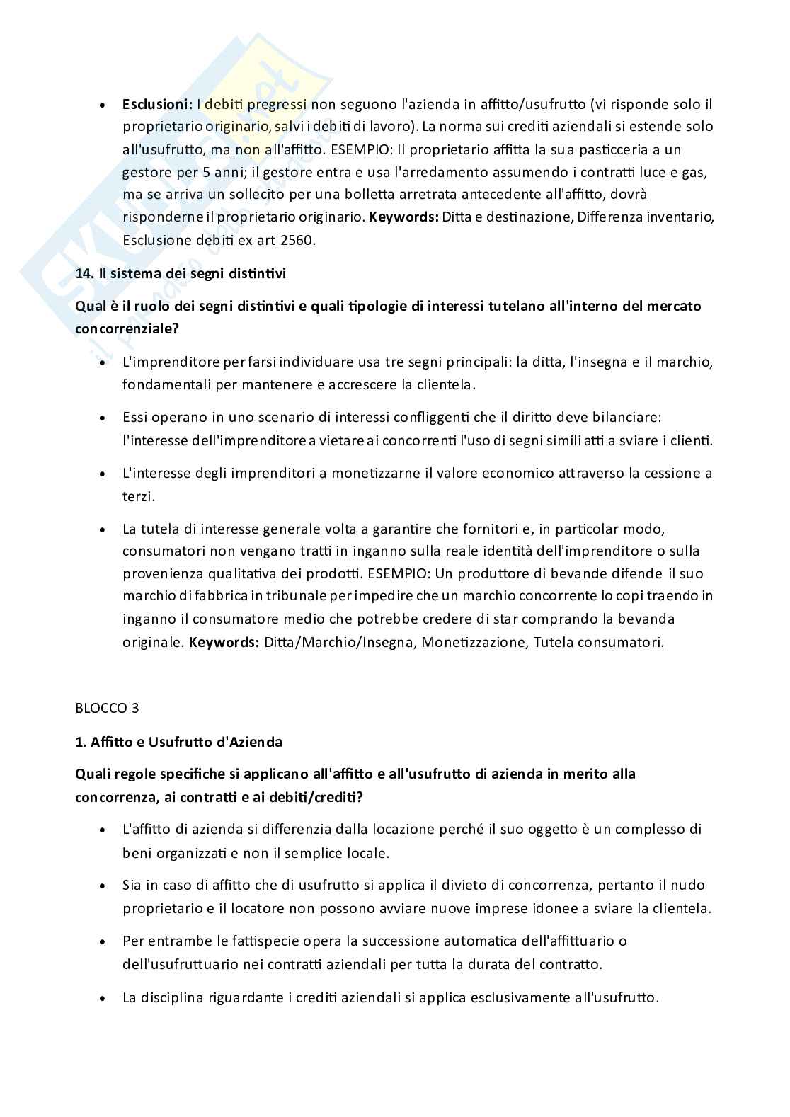 Appunti parziali e domande di Diritto commerciale  Pag. 16