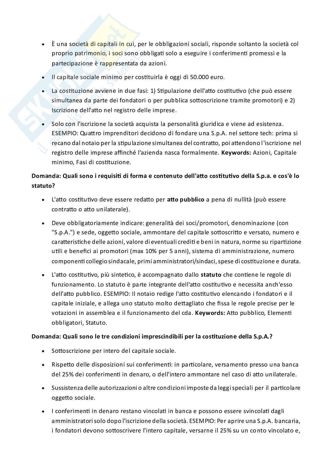 Appunti parziali e domande di Diritto commerciale  Pag. 36